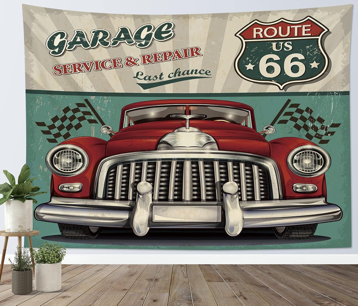 Amazon Co Jp Lb タペストリー おしゃれ 壁掛け 風景 アメリカ レトロ サイズ 0ｘ150cm アメリカフラッグ ヴィンテージ風 車 インテリア 多機能 ホーム装飾 部屋 窓 個性ギフト 布 ポスター ホーム キッチン