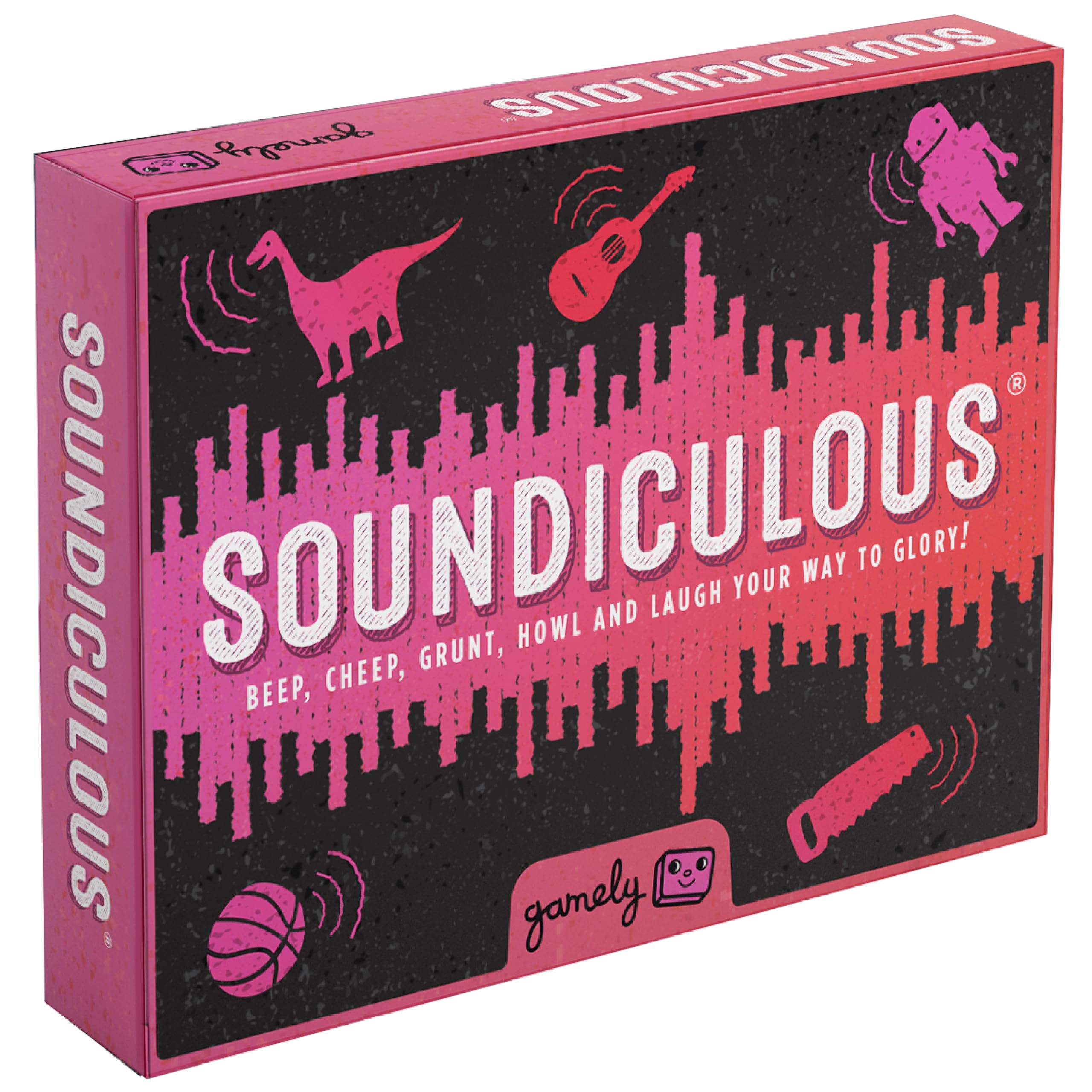 Soundiculous | The pocketsize partygame of hilarious sounds | The family-friendly card game that gets kids, adults and the whole family laughing (1st edition)