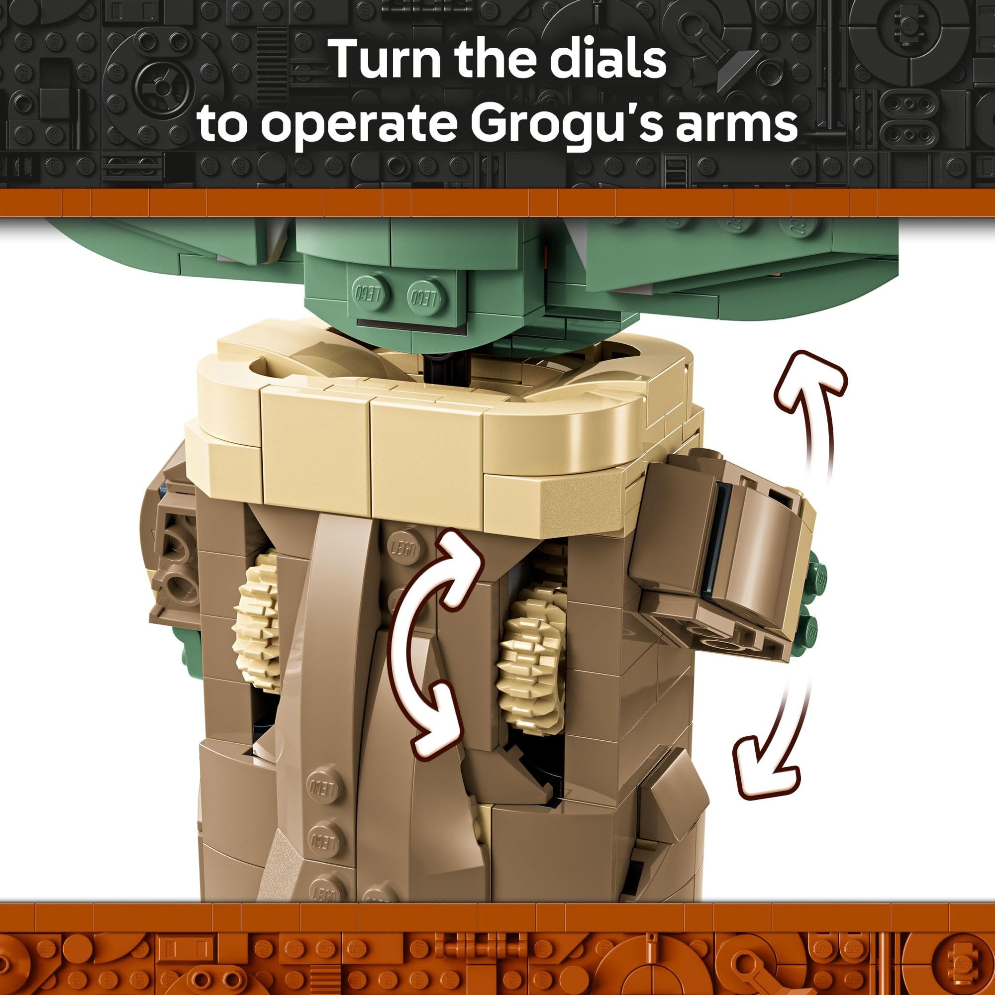 LEGO Star Wars Grogu with Hover Pram Building Toy Set - Star Wars Toy for Kids, Boys & Girls, Ages 10+ - Gift Idea for Birthday - 75403