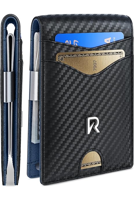 Billeteras Para Hombre Cartera Minimalista Hombre IBERROAD RFID