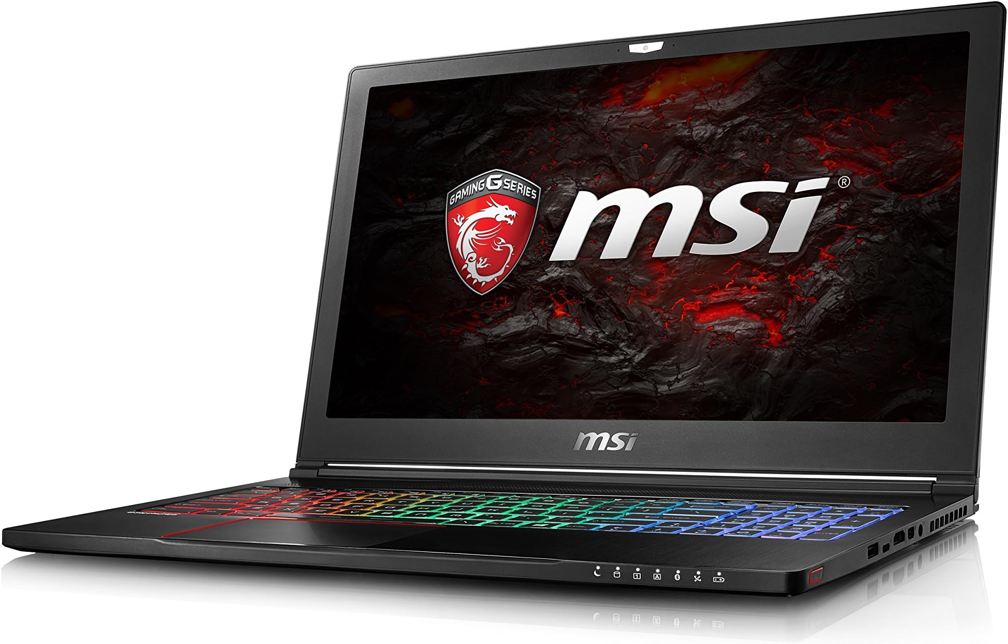 MSIGS63 7RD-091UK Stealth 15.6-Inch Notebook - (Black) (Intel 17-7700HQ, 8 GB RAM, 128 GB SSD Plus 1 TB GB HDD, NVIDIA GeForce GTX 1050 Graphics, Windows 10 Home)