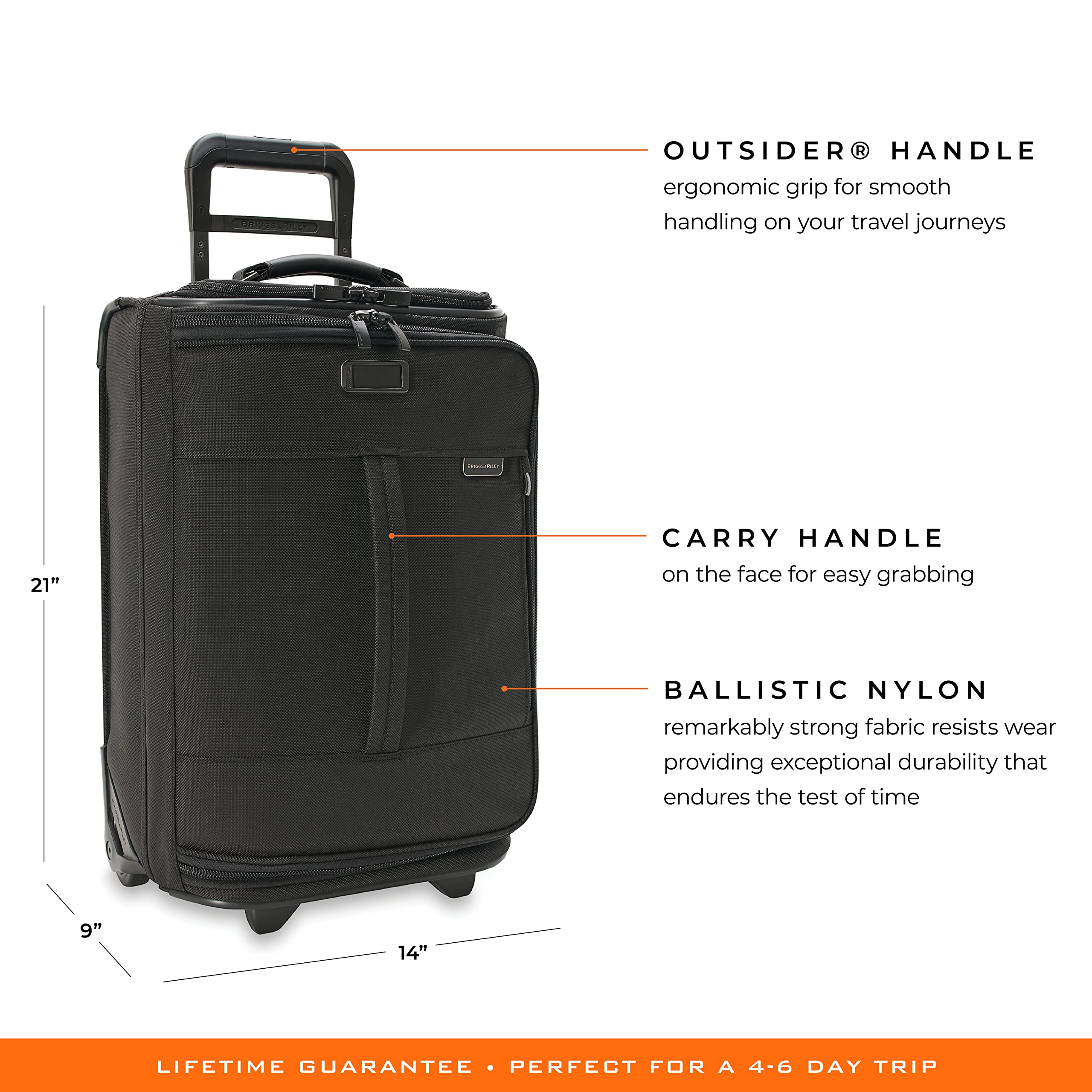 Briggs & Riley Travel Duffel Bag - Weekender & Overnight Luggage for Women & Men, Softside Bag