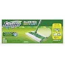 Swiffer Sweeper Cleaner Dry and Wet Mop Starter Kit for Cleaning Hardwood and Floors, Includes: 1 Mop, 7 Dry Cloths, 3 Wet Cloths