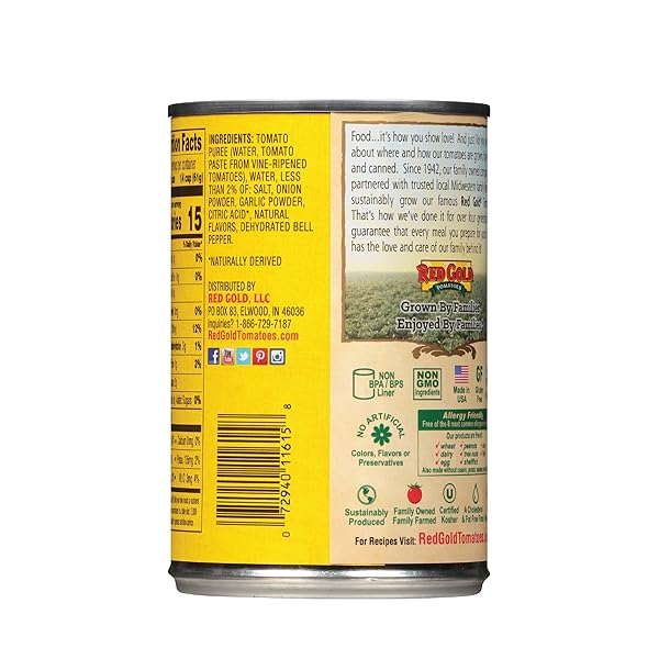 RED GOLD TOMATO SAUCE, 15 OZ, 3-PACK