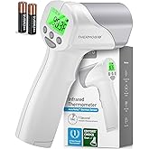 Medical Grade FSA-HSA Eligible Heavy Duty Touchless Infrared Forehead Thermometer, for Adults & Baby Digital Thermometer Gun, 1s Instant Results