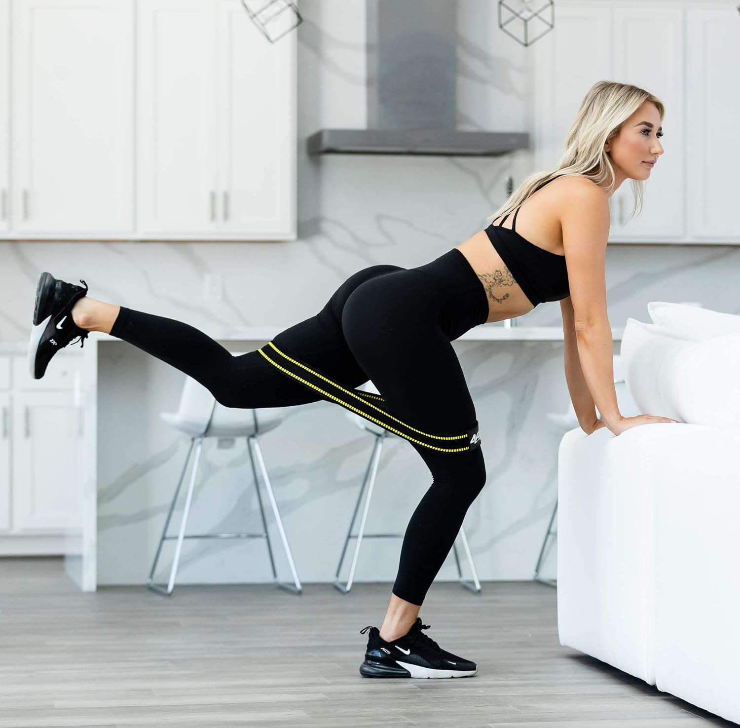 4kor Fitness Resistance Loop Band Set Perfect For Crossfit Yoga | INDIA