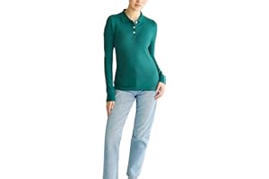AEROPOSTALE Women's Aero Uniform Polo Long Sleeve