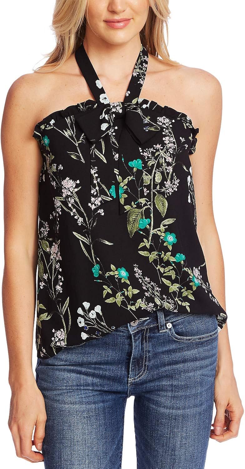 cece sunset blossom halter top