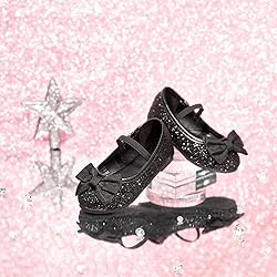 Felix & Flora Toddler Little Girl Black Dress Shoes