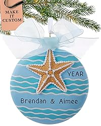 Personalized Starfish Ornament 2025 | Free 24h