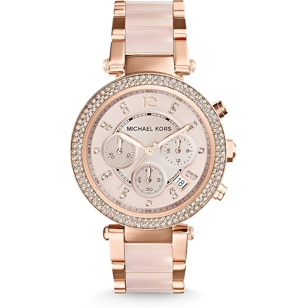 Amazon.com: Michael Kors Women's Brynn Chronograph Rose Gold-Tone