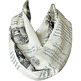 Etwoa Louisa May Alcott Little Women Book Infinity Scarf Circle Loop Scarf