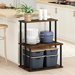 Furinno Turn-N-Tube 3-Tier Toolless Kitchen Storage
