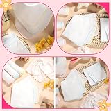 Lanjue 24 Pcs Muslin Face Cloths 12 x 12 Inch Cotton Reusable Towels view 6