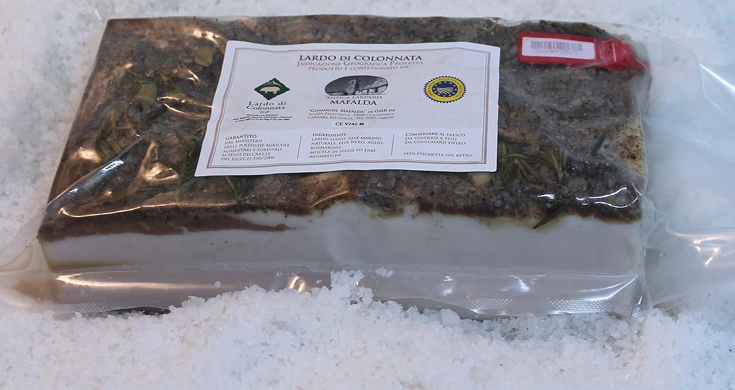 Box Lardo di Colonnata IGP 500gr: Amazon.es: Alimentación y bebidas