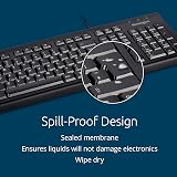 Kensington KB100 EQ Wired Keyboard ISO Layout 64% PCR Case Windows Mac view 5