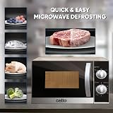 Cello 800W Microwave Oven 20L - 5 Levels, Auto Timer, Child Lock view 5