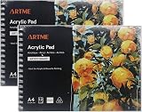 Artme A4 Acrylic Pad 2 Pack 12 Sheets 400gsm Extra Heavyweight Landscape