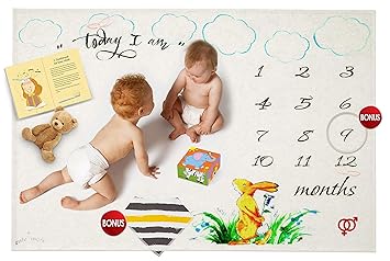 twin milestone blanket