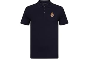 Real Madrid Official Soccer Gift Mens Crest Polo Shirt