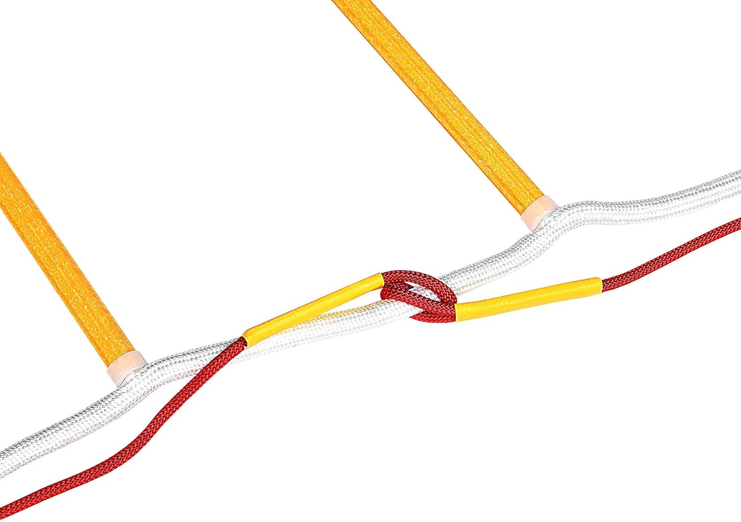 Fire Escape Rope Ladder for Balcony 3 Story - Safety Ladders with Carabiners & Harness Belt 10m (32ft) - - 