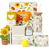 Phypia Thank You Gifts for Women, 10PCS Employee Appreciation Gift, Teacher Appreciation Gifts Thank You Baskets for Her Coworkers Nurse Mom Friend Boss Secretary Staff with Thank You Cards &16oz Cup