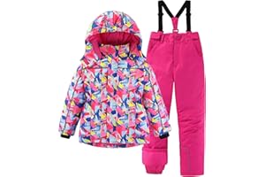 M2C Girls Thicken Warm Ski Snowsuit Jacket & Pants