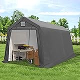 COVERONICS 7' x 12' Outdoor Storage Shed - Heavy