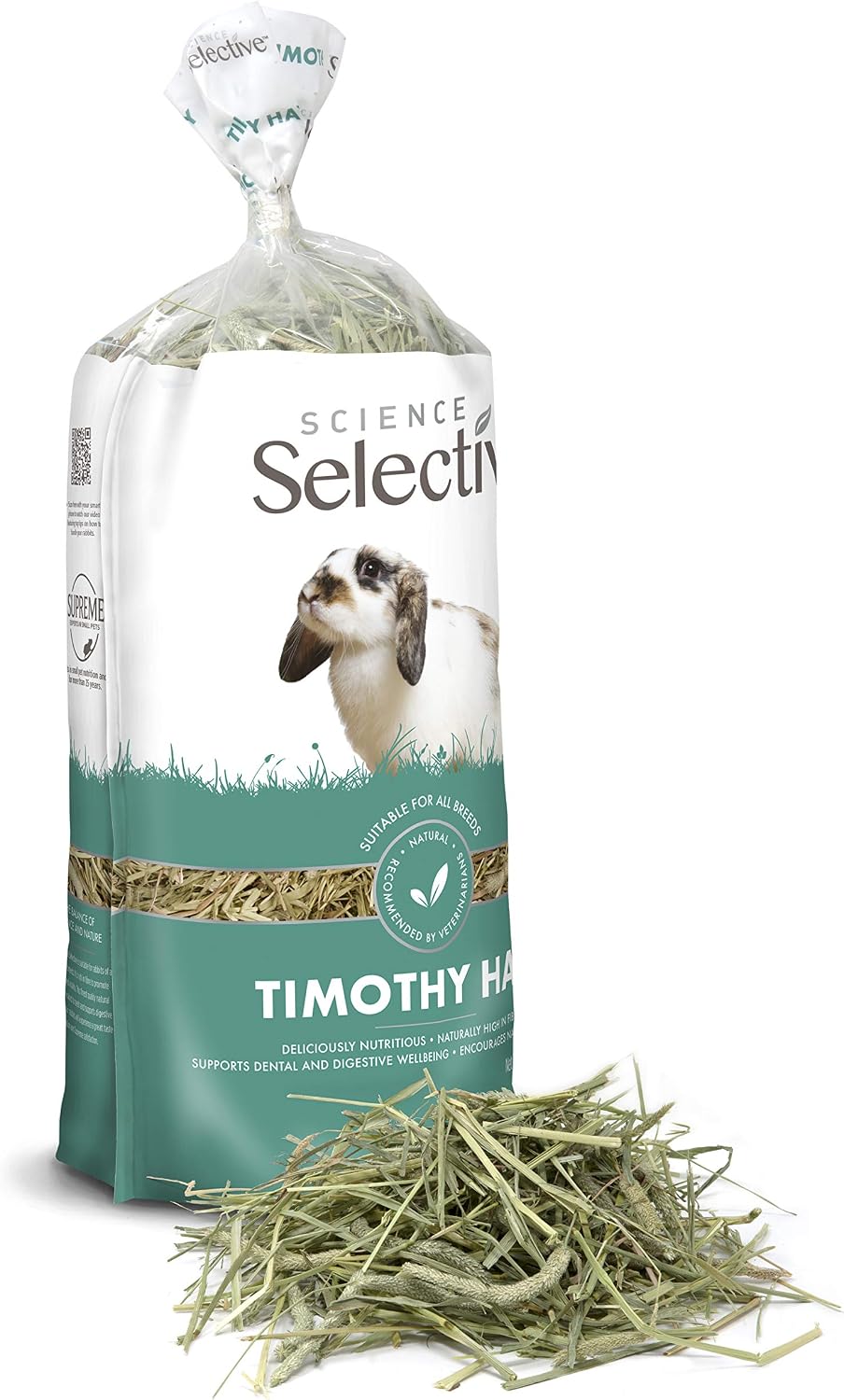 Supreme Science Selective Timothy Hay 400g, Transparent, 400 g (Pack of 1) - Image 4
