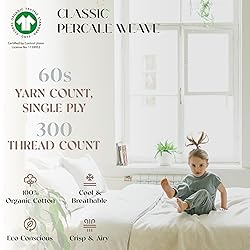 Carressa Linen 100% Organic Cotton Sheet Set Twin
