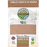 Organic Powder - Blend in Smoothies, Cakes, High Fiber Content, Made w/Cold-Pressed Natural Ingredients, Gluten-Free, All Purpose, Antioxidants Rich - Certified USDA (3.52 Oz, Grape Seed (Pack of 1))