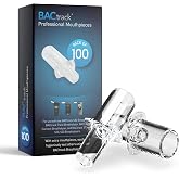 BACtrack Professional Breathalyzer Mouthpieces | 100ct | Compatible with S80, Trace, Scout, Element &amp; Eclipse | Individually Wrapped | BAC Alcohol Tester Replacement Tips