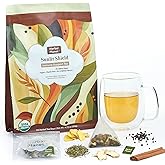 Herbal Planet Immune Support Tea – Turmeric Ginger Green Tea Blend | Natural Antioxidant Immune Support | Supports Your Inner Defense for Daily Wellness | 20 Tea Bags (4.23oz / 120g)