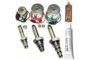 DME MANUFACTURING DME Mfg, Meyer Snow Plow Coil & Valve Set for E47, E57, E60, Pumps, Silicone Coil Sealant, Anti-Seize Grease, Optional 18-8 Stainless Steel Nuts Included