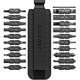 Galvanox 21PC Flat Bit-Kit Designed for Leatherman Multi-Tool Screwdrivers, [59-HRC] Industrial-Grade Hardened S2 Impact Stee