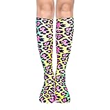 Benefeet Sox Womens Funny Leopard Knee High Print