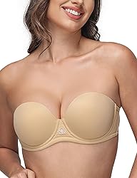 Wingslove Women's Strapless Full Figure Bra