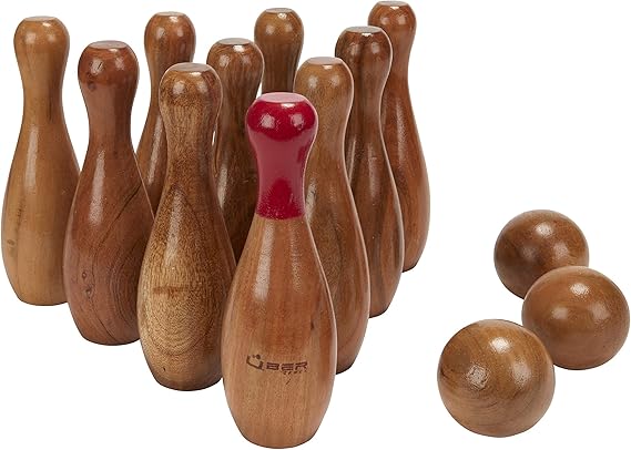 wooden skittles