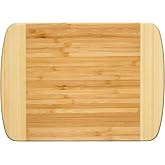 Totally Bamboo Hana Cutting Board &ndash; 10" x 7" Small Bamboo Prep Board | Lightweight, Durable &amp; Gentle on Knives | Stylish Compact Cutting Surface for Chopping Fruit, Veggies &amp; Garnishes