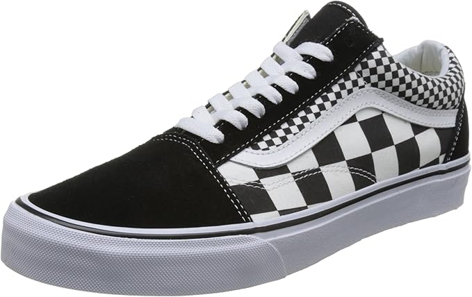 mix checker old skool vans