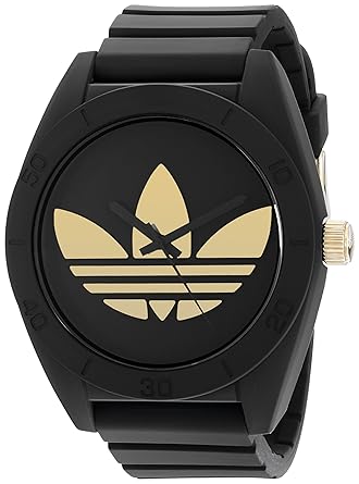 adidas watch black and gold