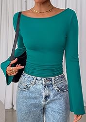 PRETTYGARDEN Women's Long Sleeve Shirts 2025 Fall