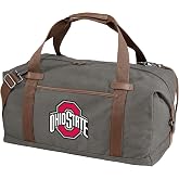Ohio State Duffel Bag - Carryon, Overnight Travel Bag, Rich Canvas Fabric For OSU Buckeyes Fans and Alumni