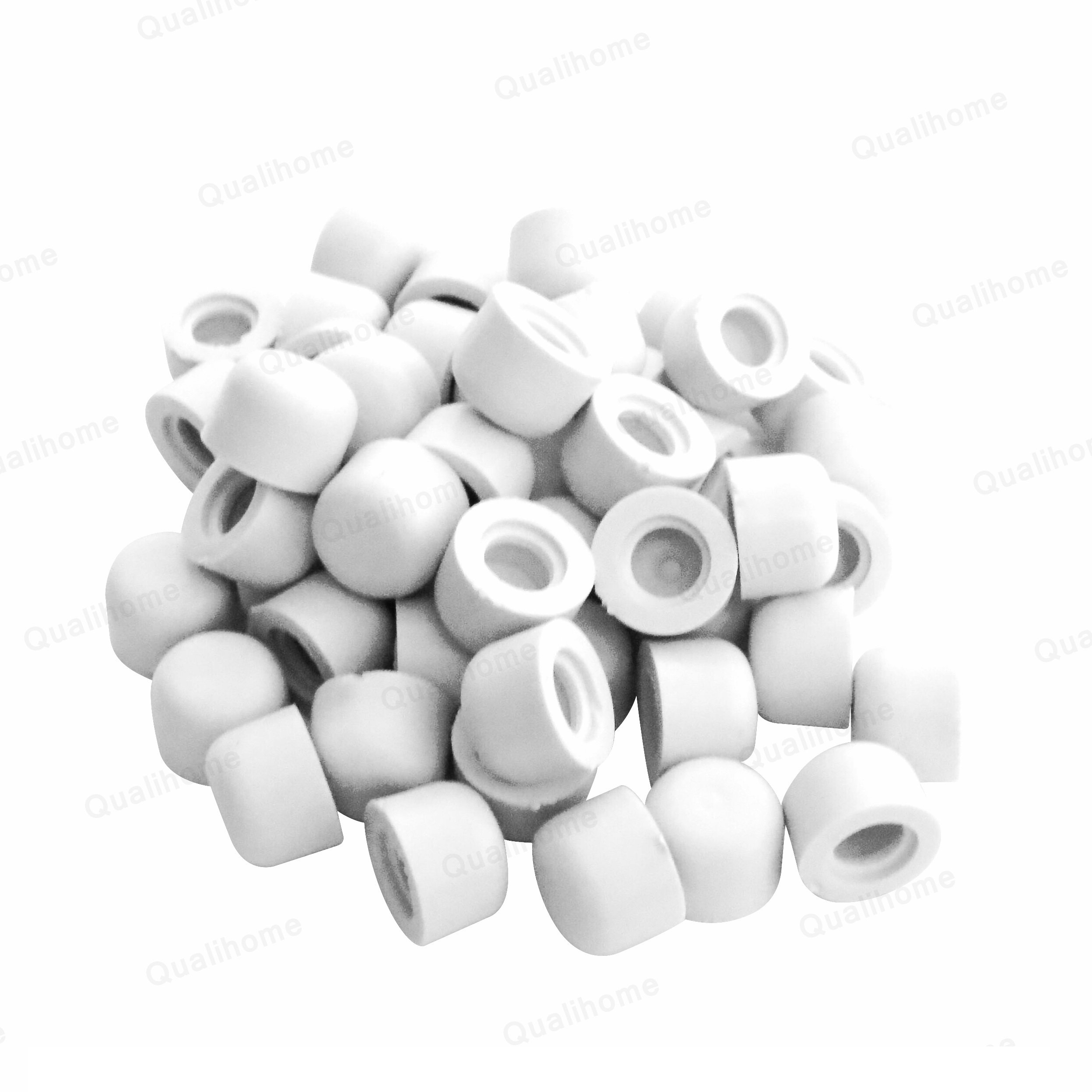 Premium Door Stop Replacement Rubber Tip White (50 Pack) 13