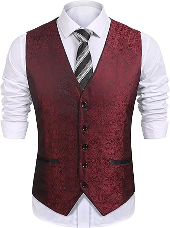 red formal attire for men
