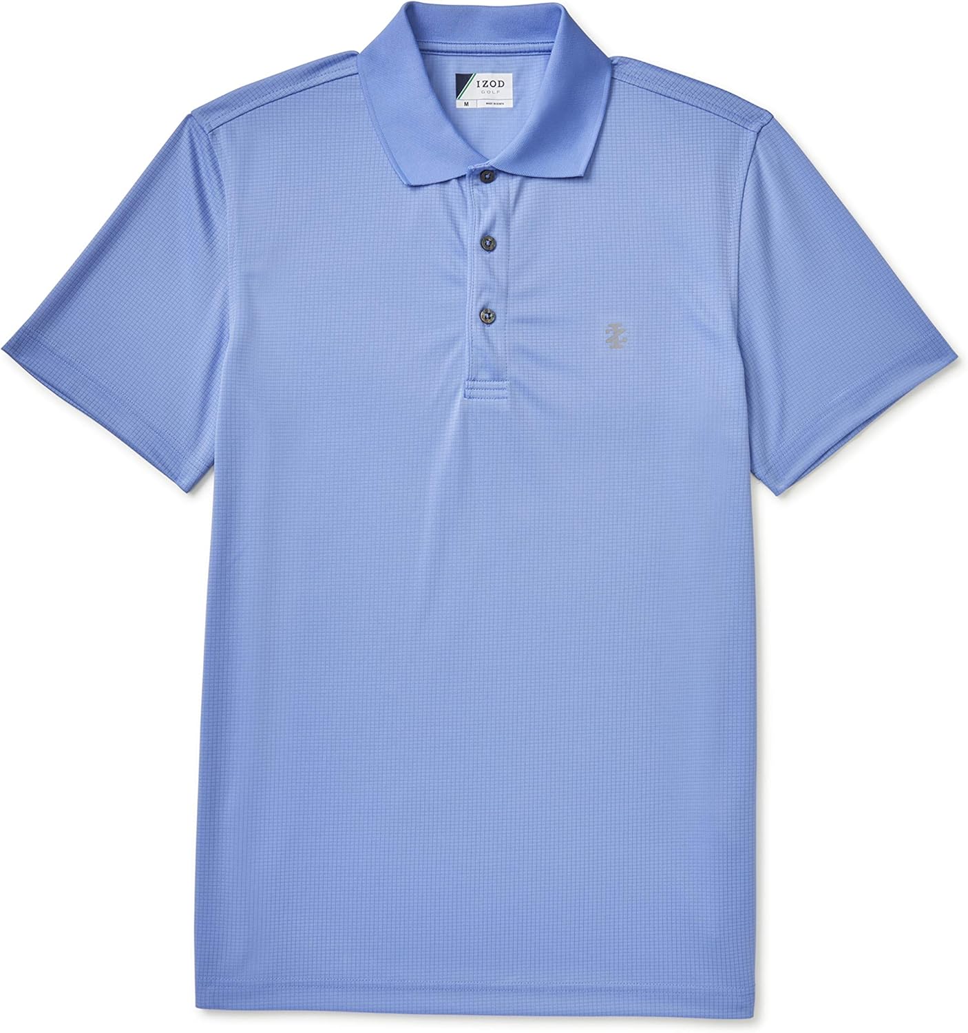 IZOD Men's Performance Golf Grid Short Sleeve Stretch Polo Shirt at  Men’s Clothing store