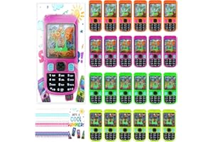 Noxglory 24 Pack Graduation Handheld Water Ring Games Cellphone Water Ring Toss Game With Summer Greeting Cards Graduation Pa