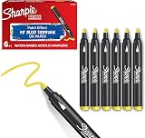 Sharpie Creative Marker Acrylic Paint Pens Yellow 6 Count