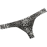 MuscleMate Hot Men's Leopard Print Thong G-String Underwear, Men's Leopard Print Thong Undie.