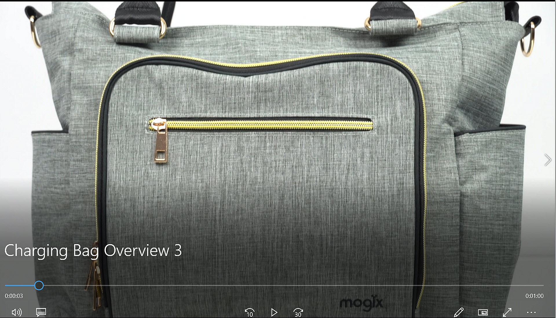 Amazon.com: Mogix SMART Baby Diaper Bag with Portable Phone